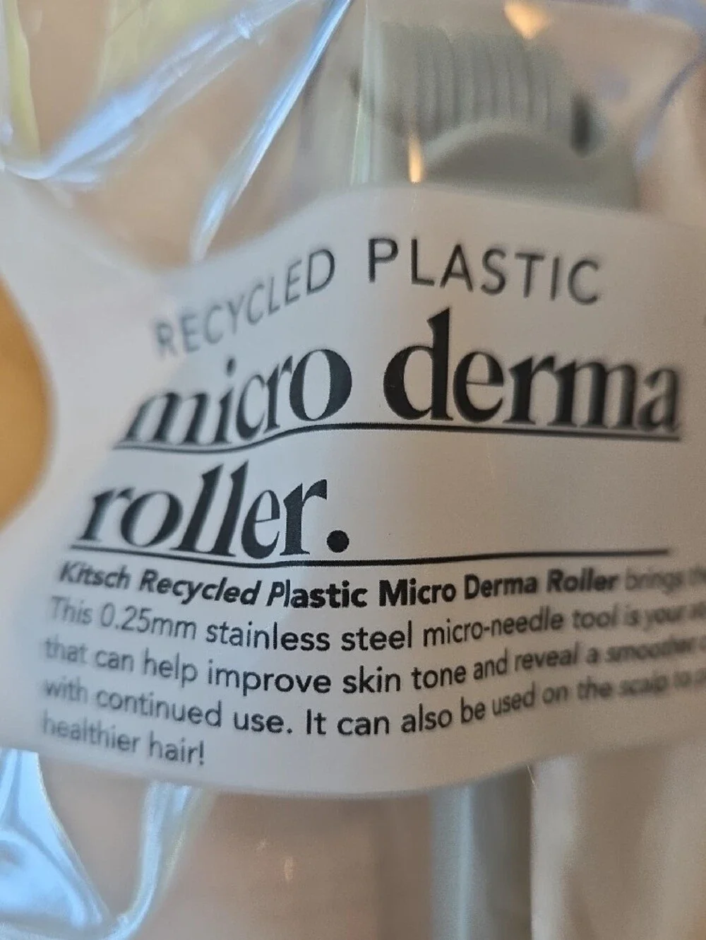 Kitsch Micro Derma Roller in Light Gray